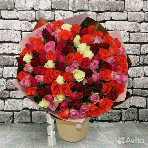 25 роз цветы девушке