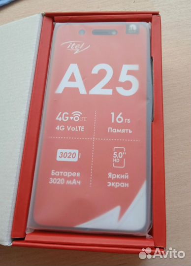 Новый смартфон itel A25
