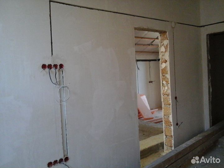 Штробление стен, сверление подрозетников