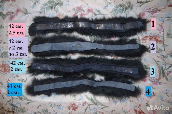 Песец Натуральный Мех Чёрный на Кончиках Зелёный