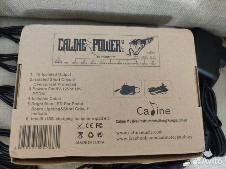 Блок питания для гитарных педалей