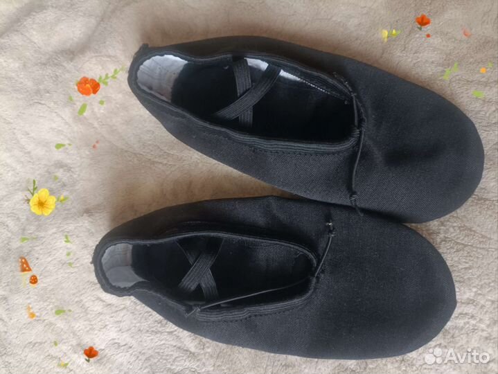 Чешки, балетки чёрные, р-р 31