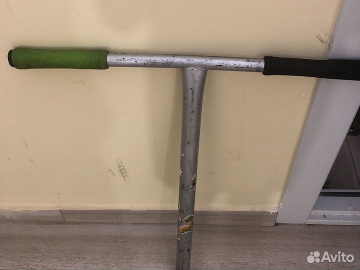 Дека и руль на трюковой самокат, обмен не принимаю