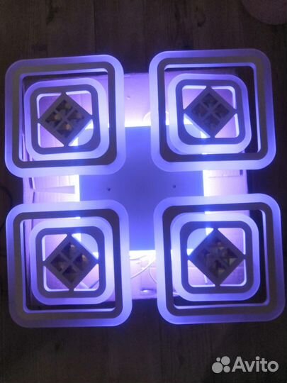 Люстра потолочная светодиодная с пультом (новая)