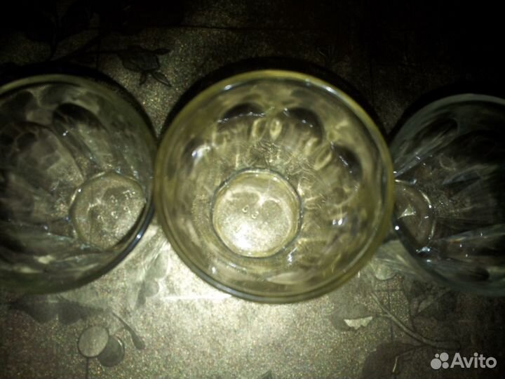 Стаканы фиалка грань, новые