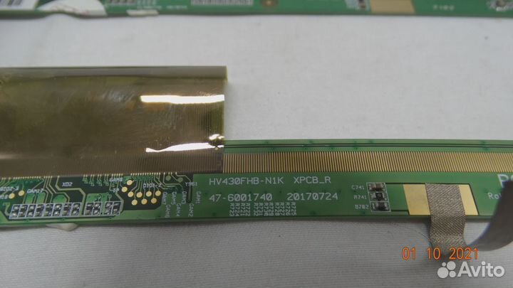 HV430FHB-N1K xpcb R/L 47-6001740 47-6001739