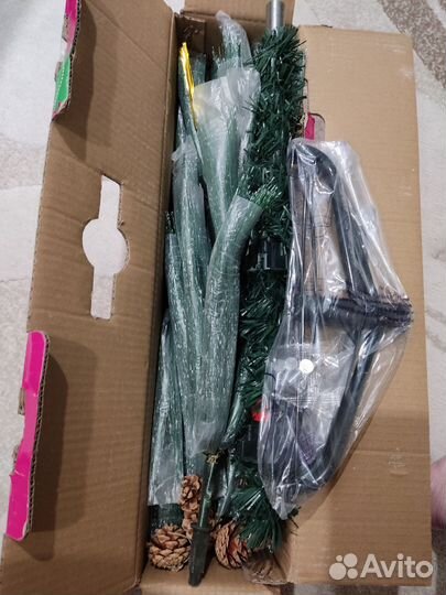 Ель искуственная заснеженная 120