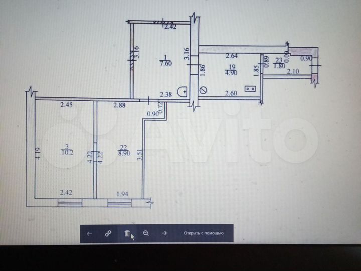 Дом 33,4 м² на участке 2,7 сот.