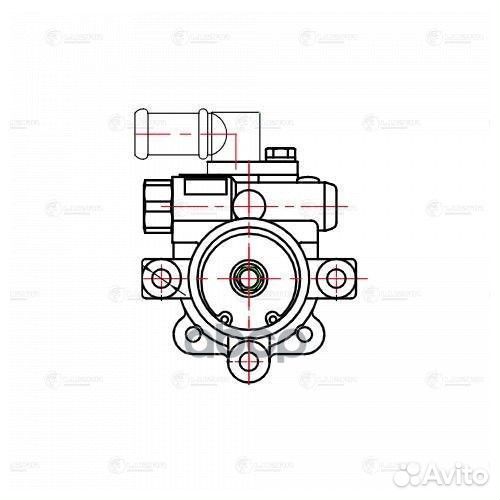 Насос гур для а/м Chevrolet Cruze (09) 1.8i/Op