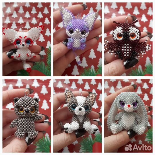 Брелки из бисера