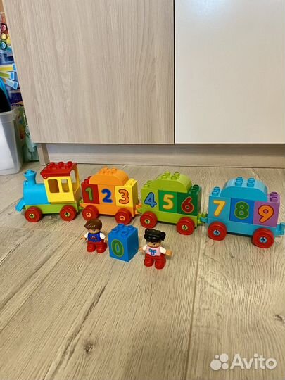 Lego duplo 10847 оригинал Поезд счет и цвета