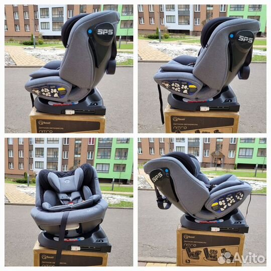 Новое автокресло с Isofix с рождения 0-36 кг