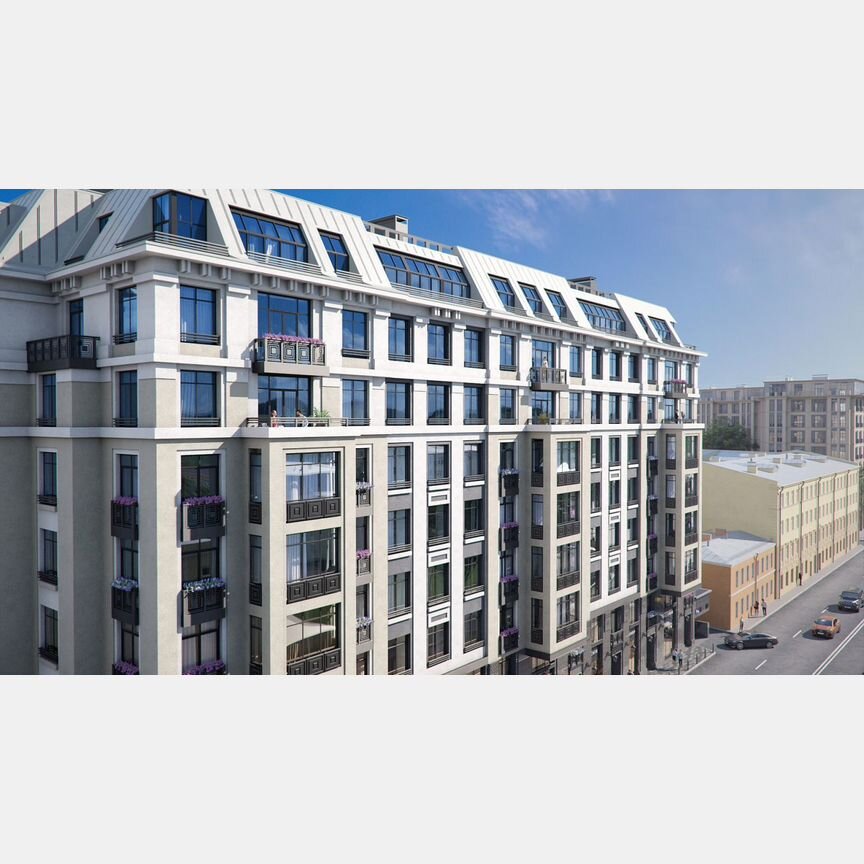 3-к. квартира, 111,7 м², 5/9 эт.