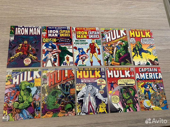 Открытки Marvel коллекционный набор 200 шт 2005 US