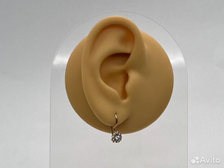 Золотые серьги 585 пробы