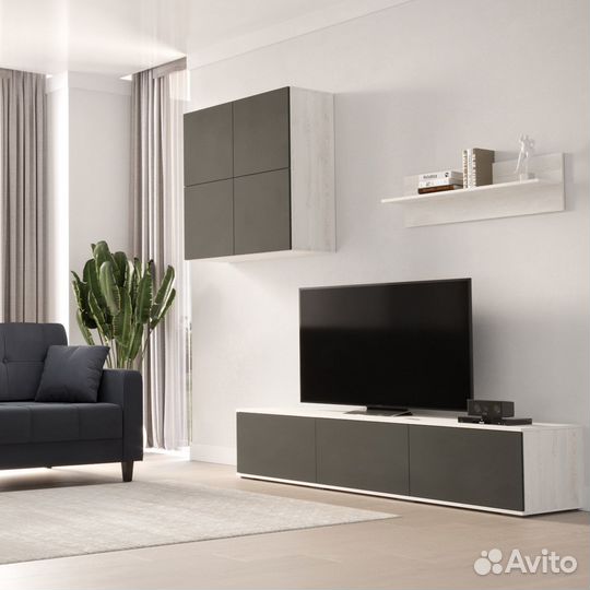 Тв-тумба Эде-951kl дуб крафт золотой под тв телеви