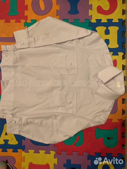 Рубашка белая для кадета 134-140