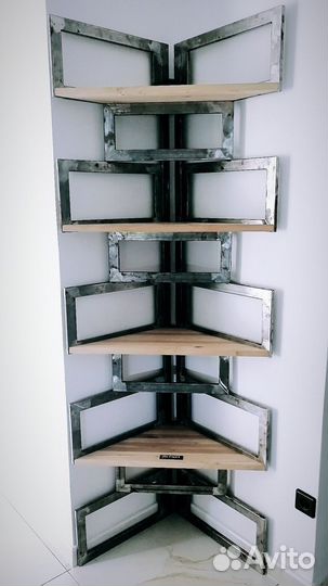 Подстолье лофт, стол, скамья, стелаж