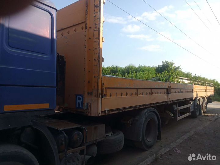 Грузоперевозки полуприцеп бортовой открытый