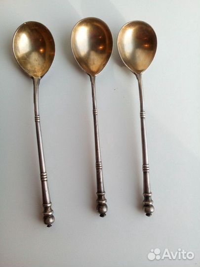 Ложки чайные серебро 84 пробы