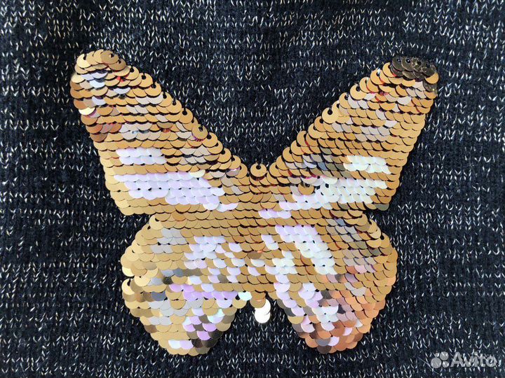 Детская шапка вязаная для девочки модная бини 3-4г