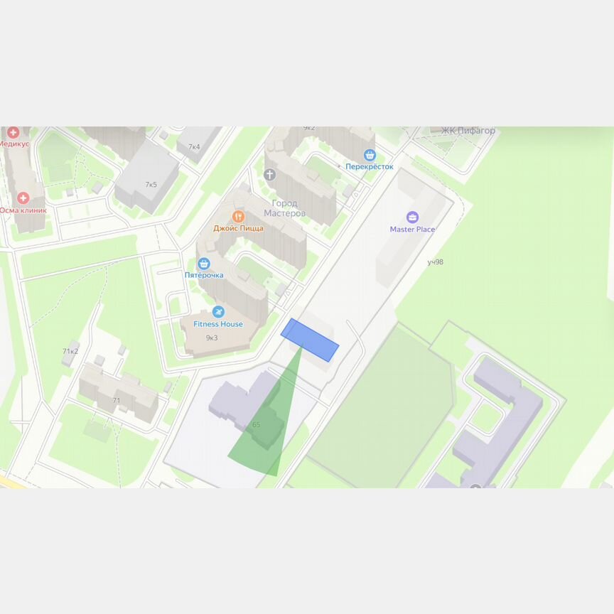 Квартира-студия, 22,6 м², 6/19 эт.