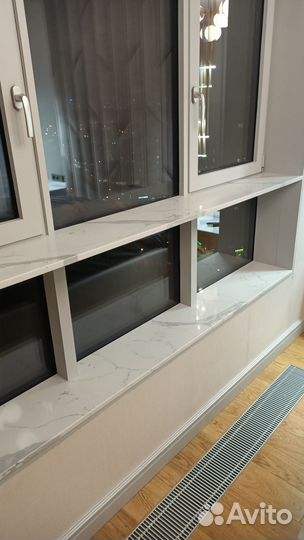 Столешница из кварца и акрила на заказ