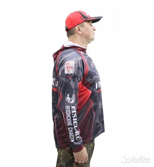 Джерси Fish3 с капюшоном L, XL, XXL без имени