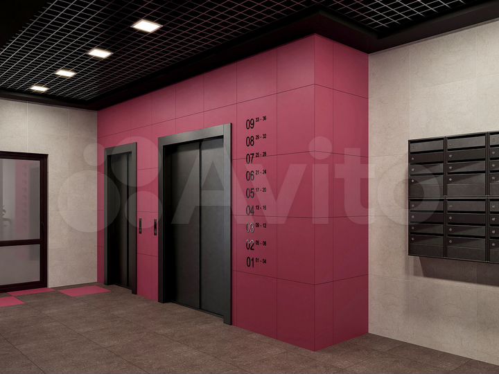 2-к. квартира, 53,7 м², 8/19 эт.