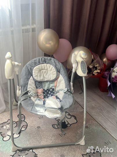 Детские электронные качели для новорожденных