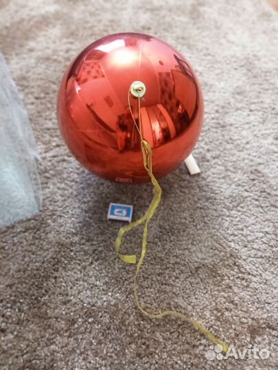 Новогодняя игрушка шар d30см