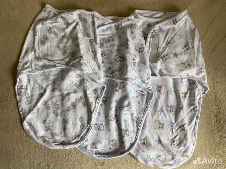 Пеленка кокон на липучках