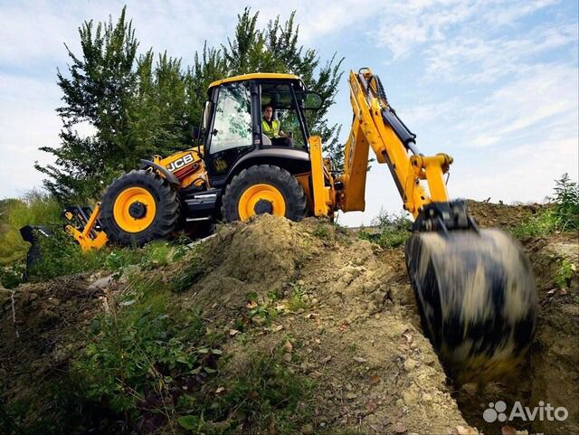 Услуги экскаватора-погрузчика JCB