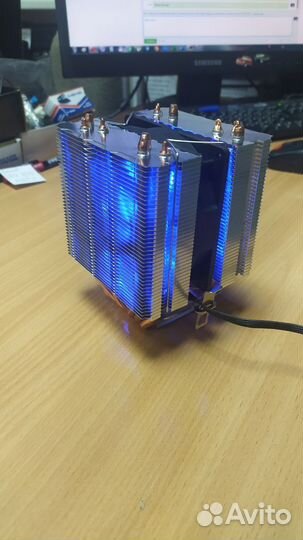 Башенный кулер, 6 трубок LED подсветка. AVC