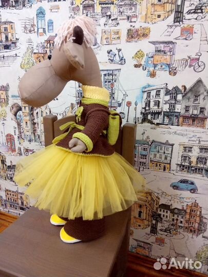 Текстильная кукла Корова