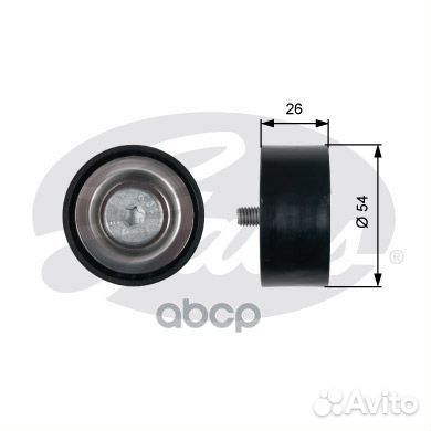 Ролик обводной приводного ремня T36486 Gates