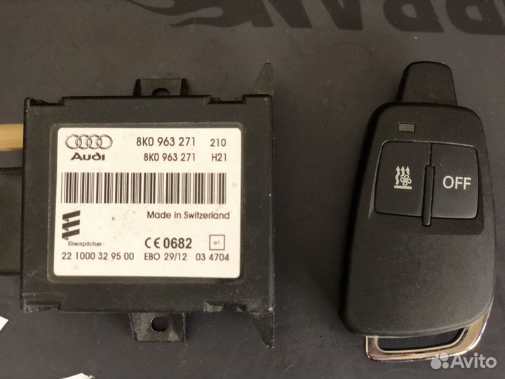 Блок управления автономным отопителем VAG