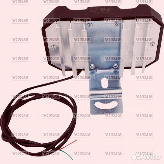 Фара передняя LED одинарная для электровелосипеда