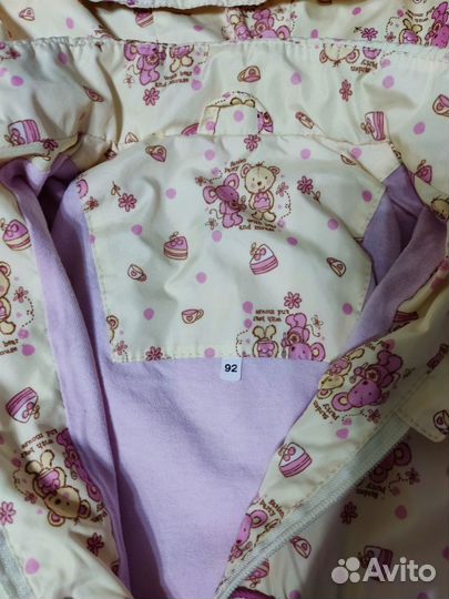 Ветровка для девочки 92