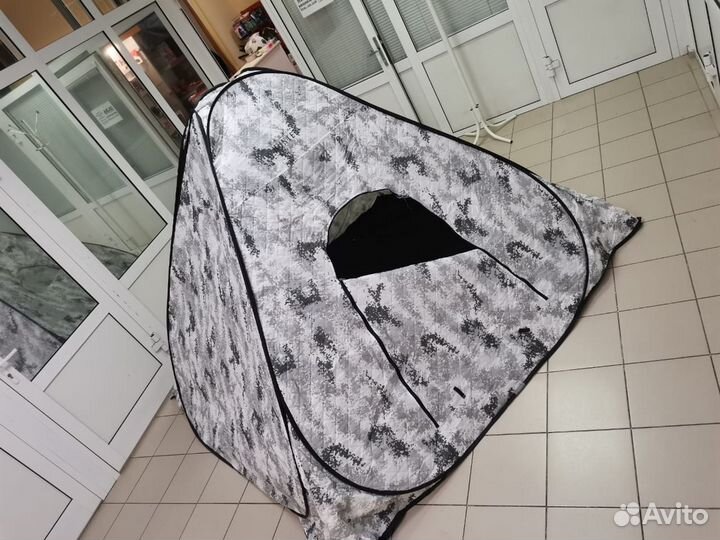 Палатка Автомат зимняя утепленная 2,4х2,4х1,7