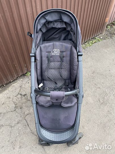 Прогулочная коляска с надувными колесами