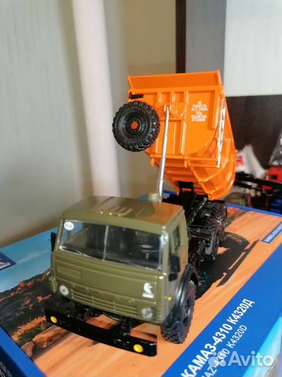 Модель камаз-4310 самосвал U-образный кузов