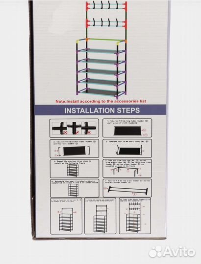 Вешалка с обувницей в прихожую белая