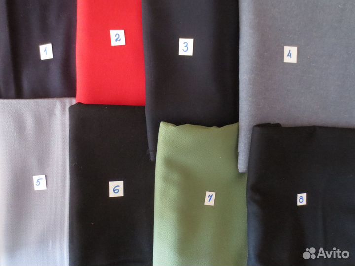 Ткани, лоскуты, отрезы разные