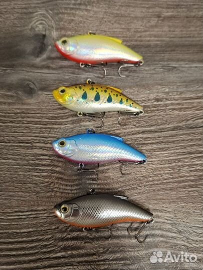 Воблеры на хищную рыбу calibra 4 шт