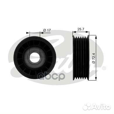 Направляющий ролик привода вспомогательных агре
