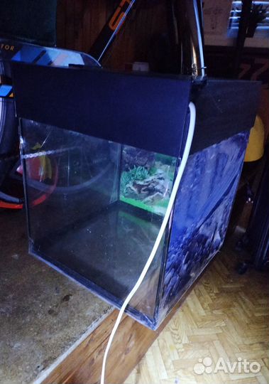 Аквариум 30 литров квадратный