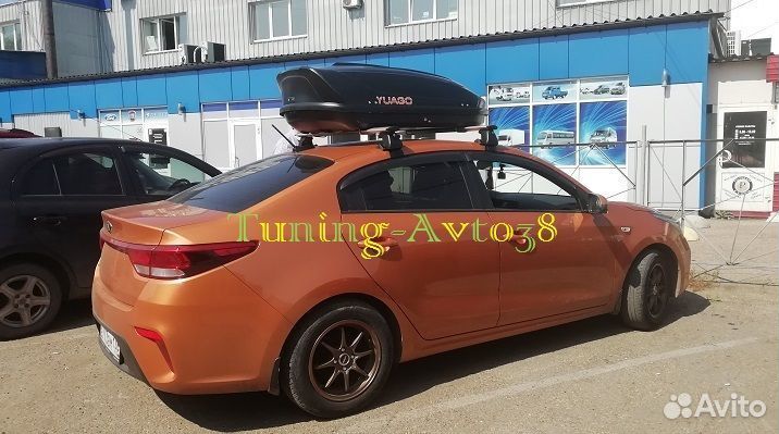 Багажный бокс yuago 390л 146*86*46 см (1-е сторонн