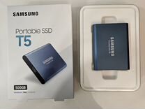 500 гб Внешний SSD Samsung T5 (MU-PA500B) оригинал