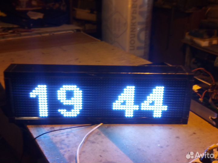 Светодиодные часы, Бегущая строка,Температура,Дата